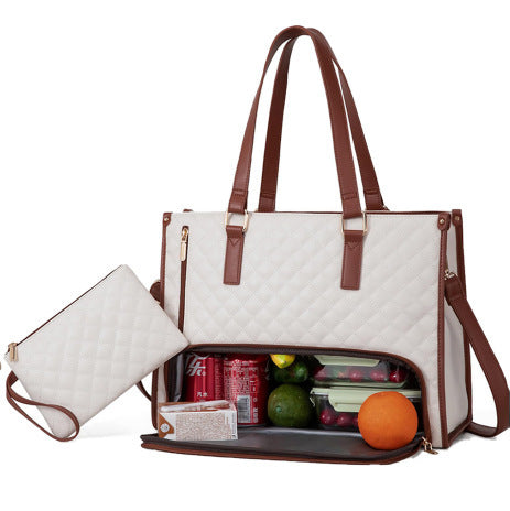 Women’s Insulated Tote Bag – Fashion Lunch Bag & Laptop Handbag