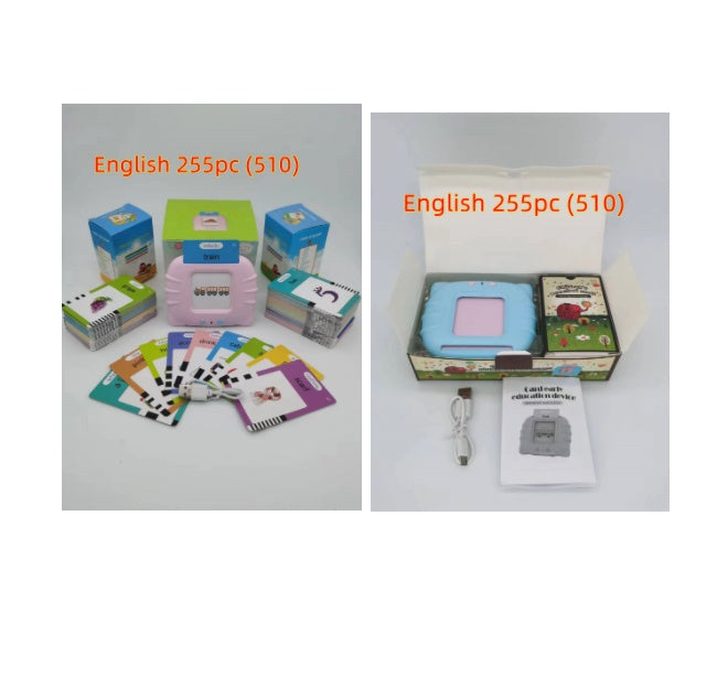 Kids Early Education English Learning Machine – Interactive Flash Card Device