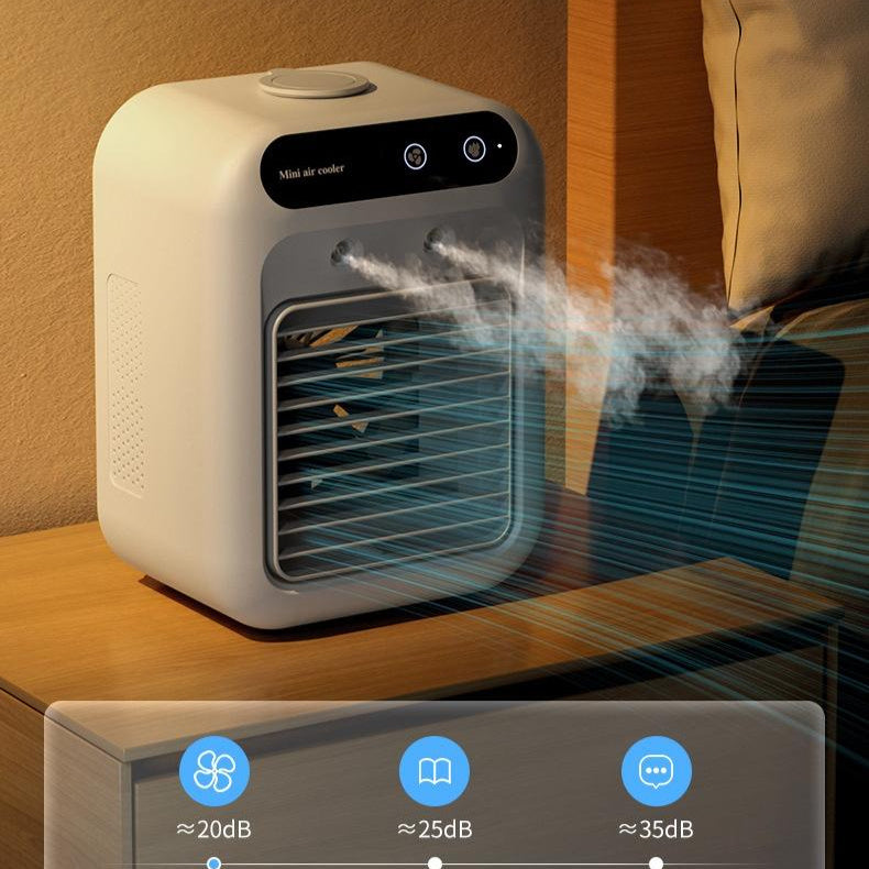 Portable Mini Air Conditioner – Air Cooler Fan & Humidifier for Room, Office & Car