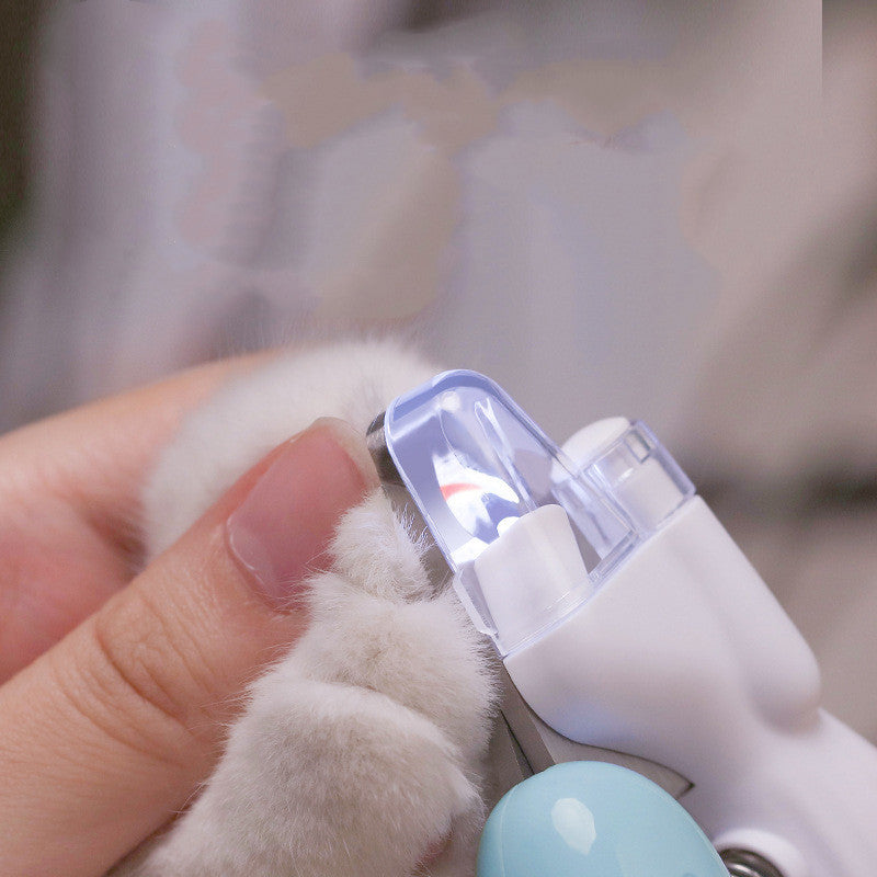 Pet Nail Clippers with LED Light – Dog & Cat Grooming Nail Trimmer