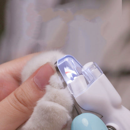 Pet Nail Clippers with LED Light – Dog & Cat Grooming Nail Trimmer