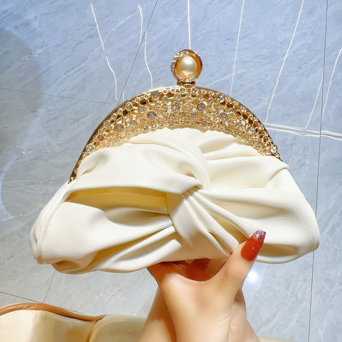 Luxury Diamond-Studded Clutch Mini – Evening & Party Wear Bag