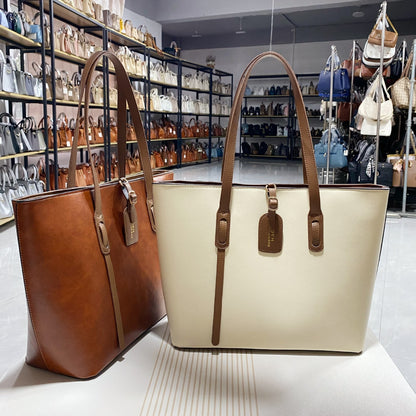 Leather Pattern Shoulder Messenger Bag – Versatile Women’s Handbag & Tote