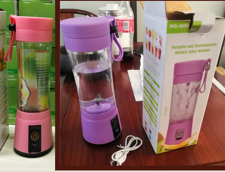 Portable USB Blender – Rechargeable Mini Juicer for Smoothies, Shakes & Fruit Juices