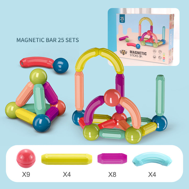 Magnetic Stick Building Blocks – STEM Educational Construction Toy for Kids