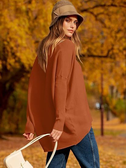 Women’s Long-Sleeved Loose Casual T-Shirt – Oversized Fall & Winter Top