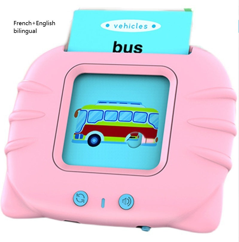 Kids Early Education English Learning Machine – Interactive Flash Card Device