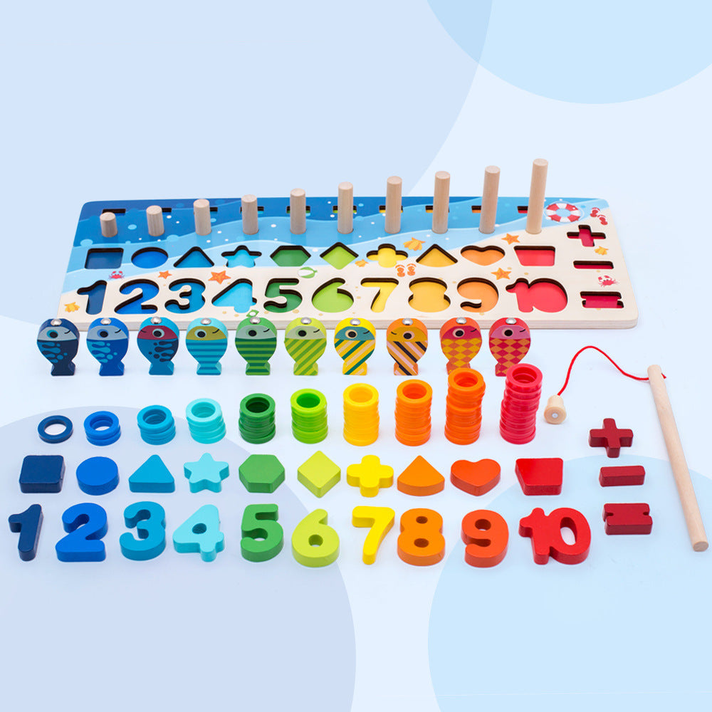 3D Alphabet & Number Puzzle Board – Montessori Early Learning Toy for Kids