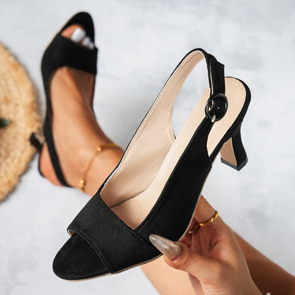Women’s Pointed Toe High Heel Party Shoes – Elegant Stiletto Sandals