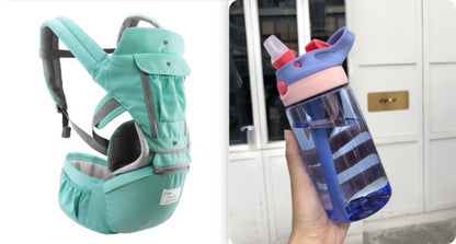 Multi-Functional Baby Carrier with Waist Stool – Ergonomic Infant Hip Seat for Parents