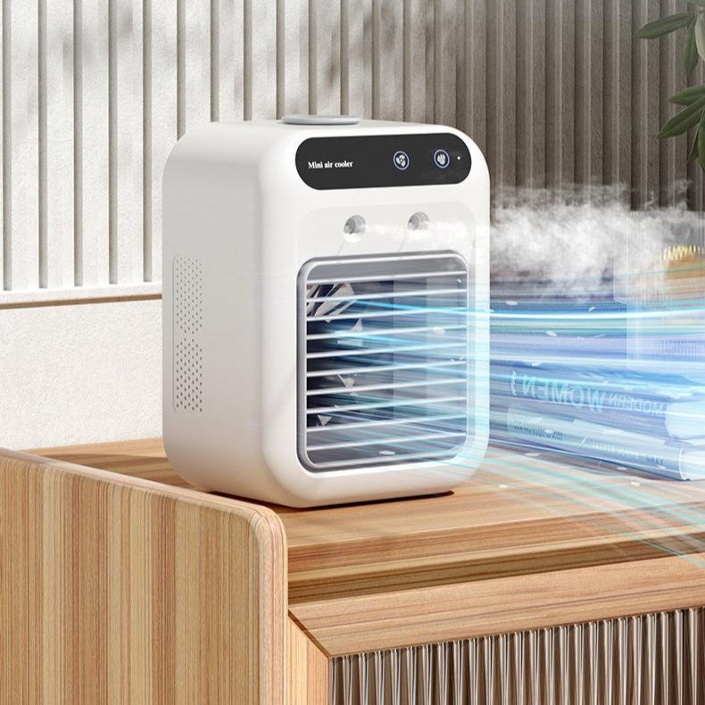 Portable Mini Air Conditioner – Air Cooler Fan & Humidifier for Room, Office & Car