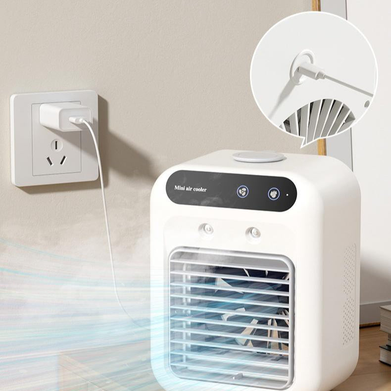 Portable Mini Air Conditioner – Air Cooler Fan & Humidifier for Room, Office & Car
