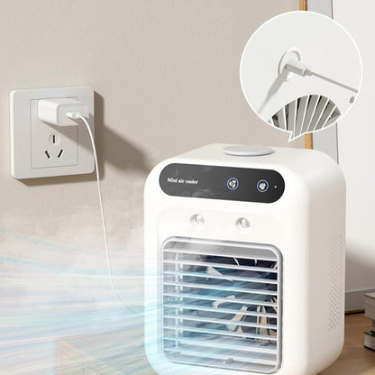 Portable Mini Air Conditioner – Air Cooler Fan & Humidifier for Room, Office & Car