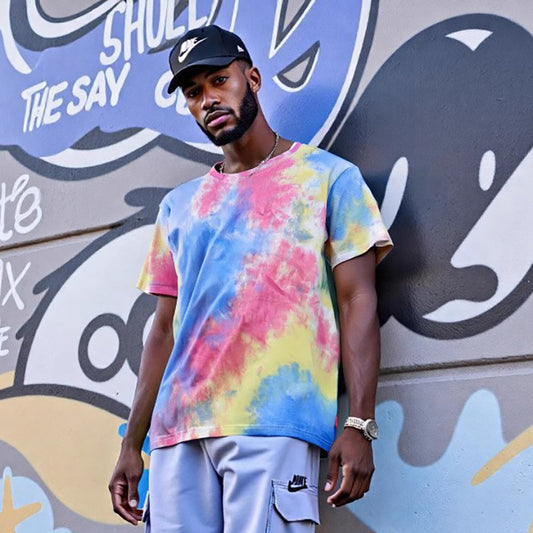 Abstract Printed Cotton T-Shirt