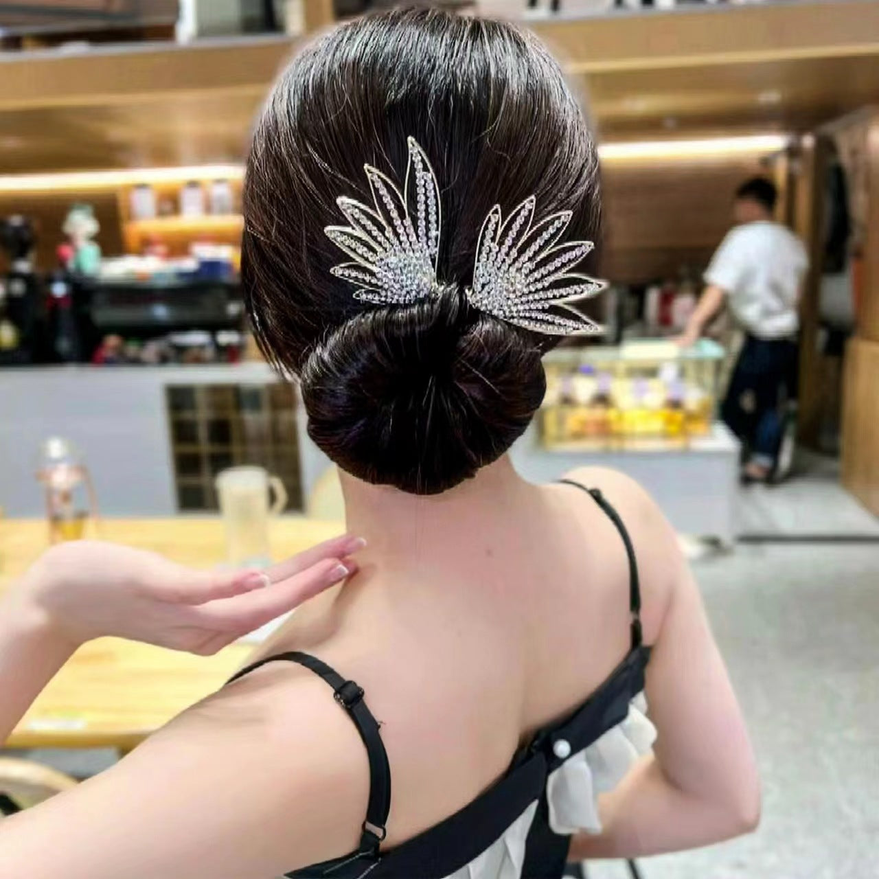 Collection 5 - Elegant Camellia Hair Pin, Fishtail Stick & Updo Bun Maker