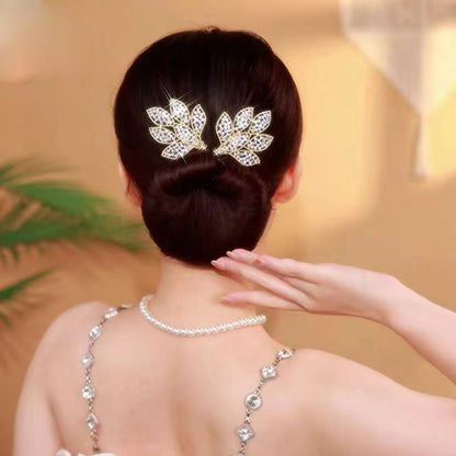 Collection 5 - Elegant Camellia Hair Pin, Fishtail Stick & Updo Bun Maker