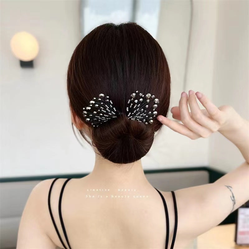 Collection 5 - Elegant Camellia Hair Pin, Fishtail Stick & Updo Bun Maker