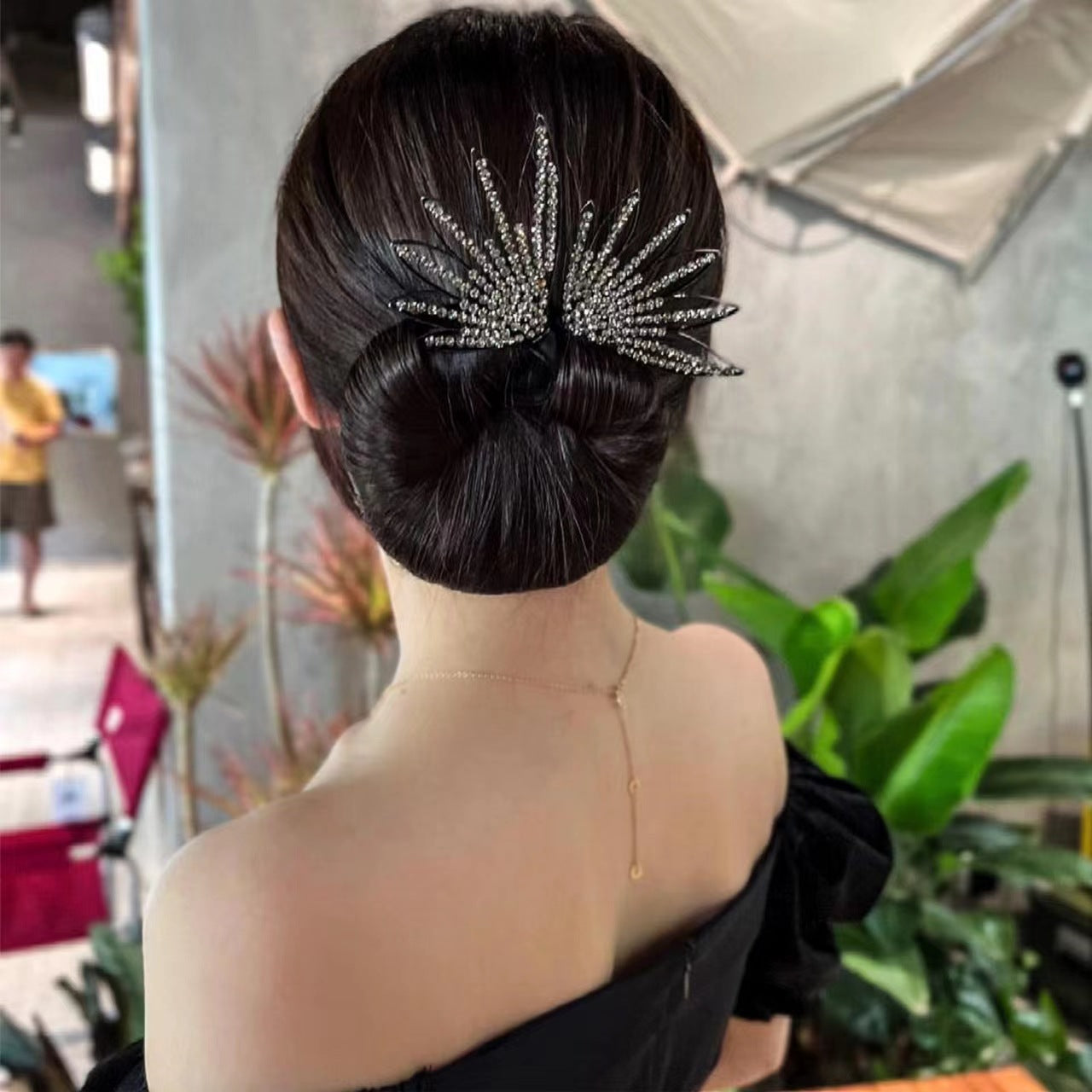 Collection 5 - Elegant Camellia Hair Pin, Fishtail Stick & Updo Bun Maker