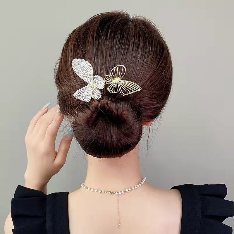 Collection 5 - Elegant Camellia Hair Pin, Fishtail Stick & Updo Bun Maker