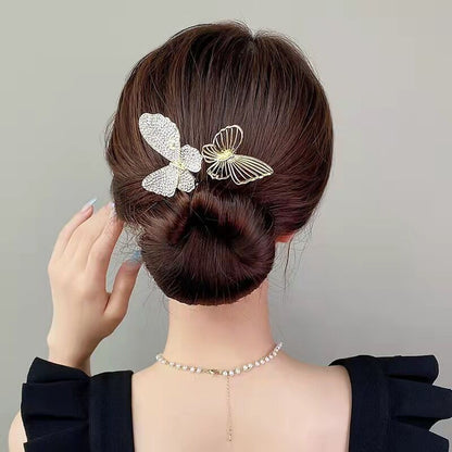 Collection 5 - Elegant Camellia Hair Pin, Fishtail Stick & Updo Bun Maker