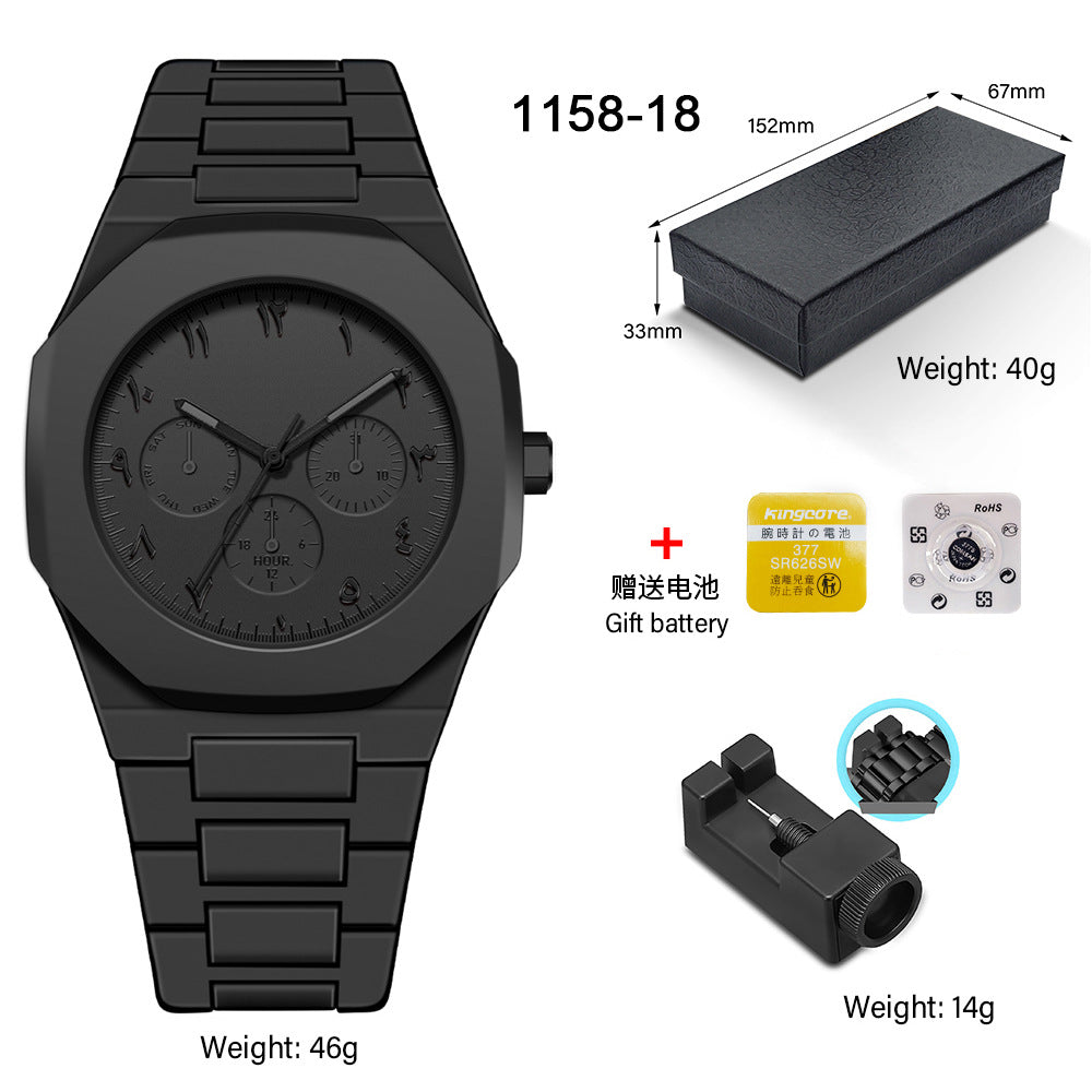 Sports Waterproof Quartz Watch – Premium Men’s Collection 1