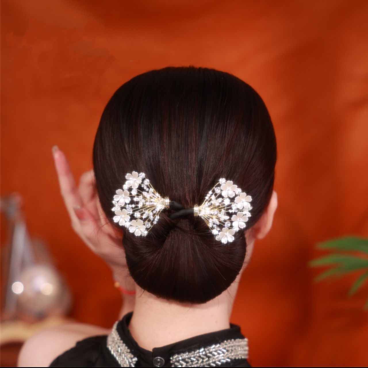 Collection 5 - Elegant Camellia Hair Pin, Fishtail Stick & Updo Bun Maker