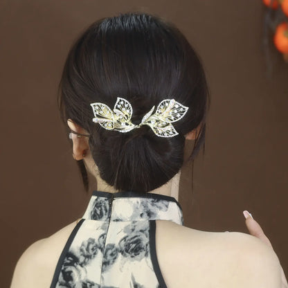 Collection 5 - Elegant Camellia Hair Pin, Fishtail Stick & Updo Bun Maker