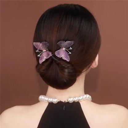 Collection 5 - Elegant Camellia Hair Pin, Fishtail Stick & Updo Bun Maker