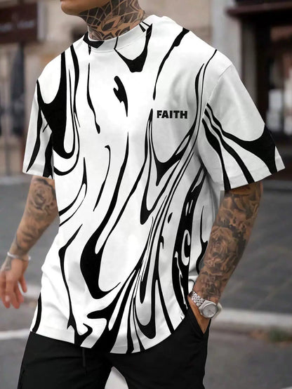 3D Printed Abstract T-Shirt