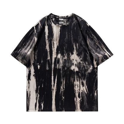 Abstract Printed Cotton T-Shirt