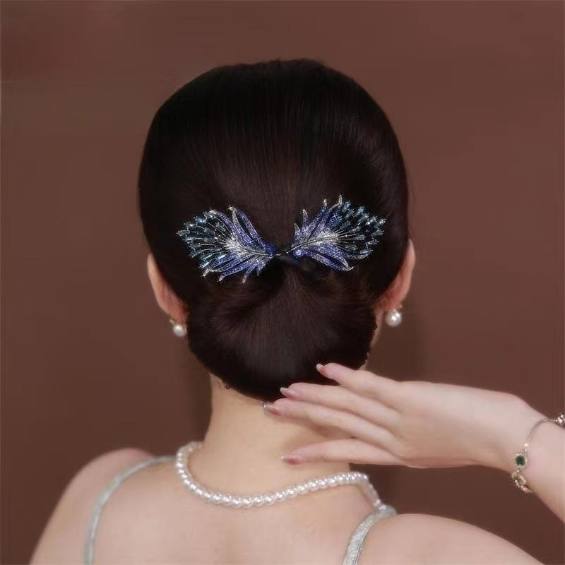 Collection 5 - Elegant Camellia Hair Pin, Fishtail Stick & Updo Bun Maker