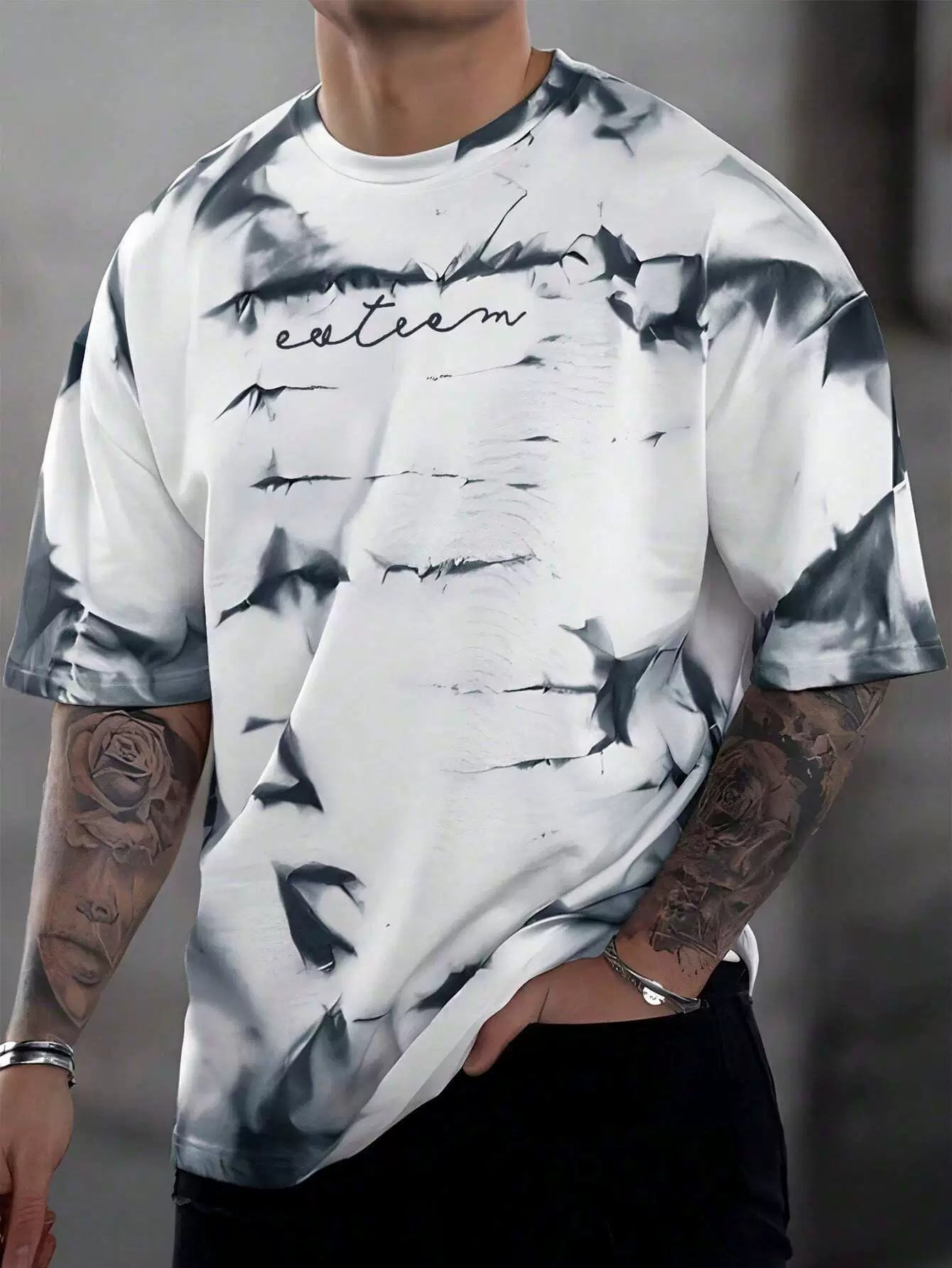 3D Printed Abstract T-Shirt
