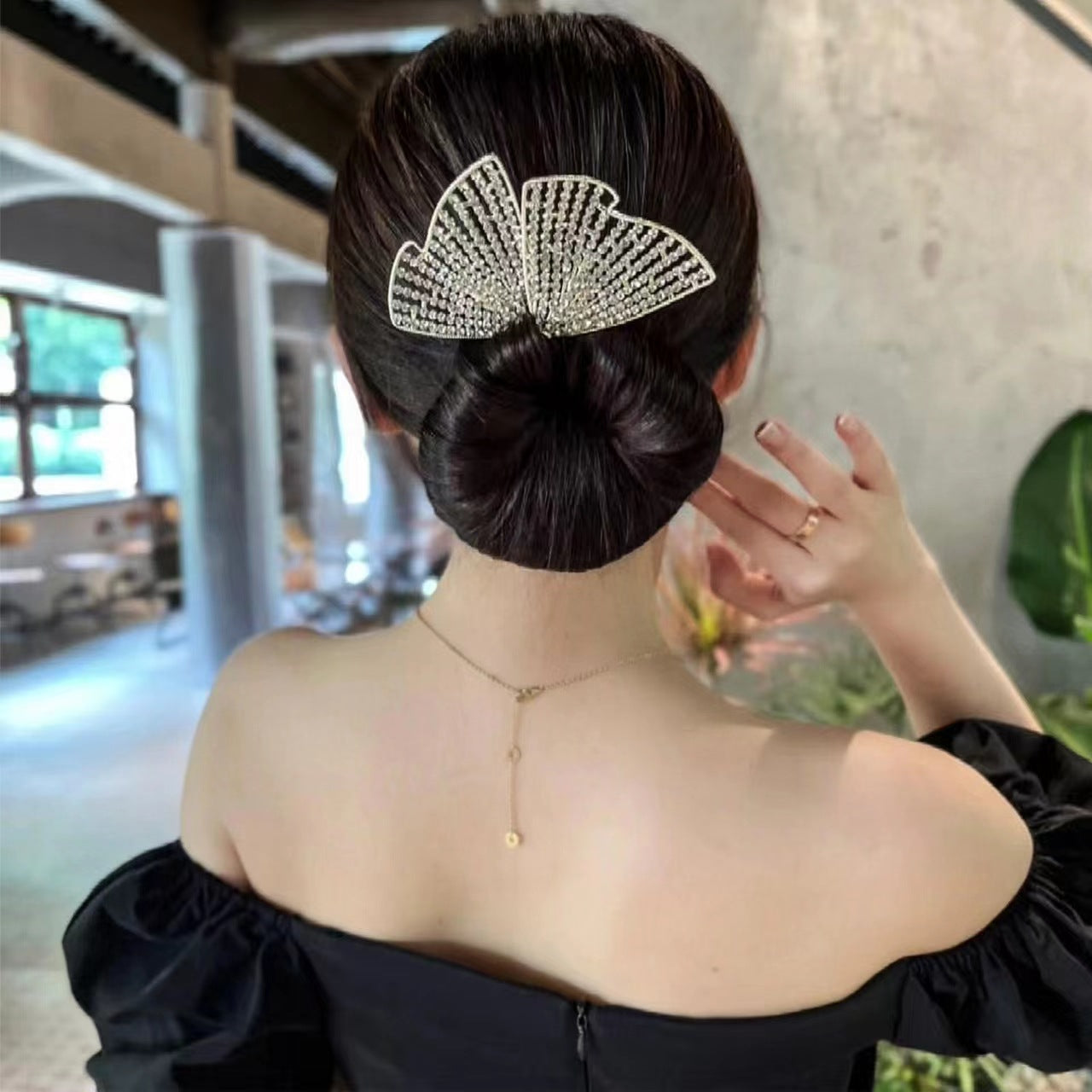 Collection 5 - Elegant Camellia Hair Pin, Fishtail Stick & Updo Bun Maker