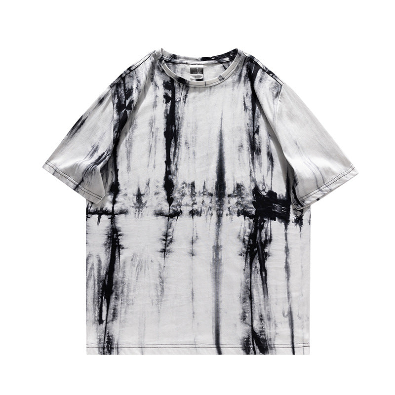 Abstract Printed Cotton T-Shirt