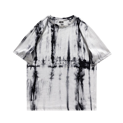 Abstract Printed Cotton T-Shirt