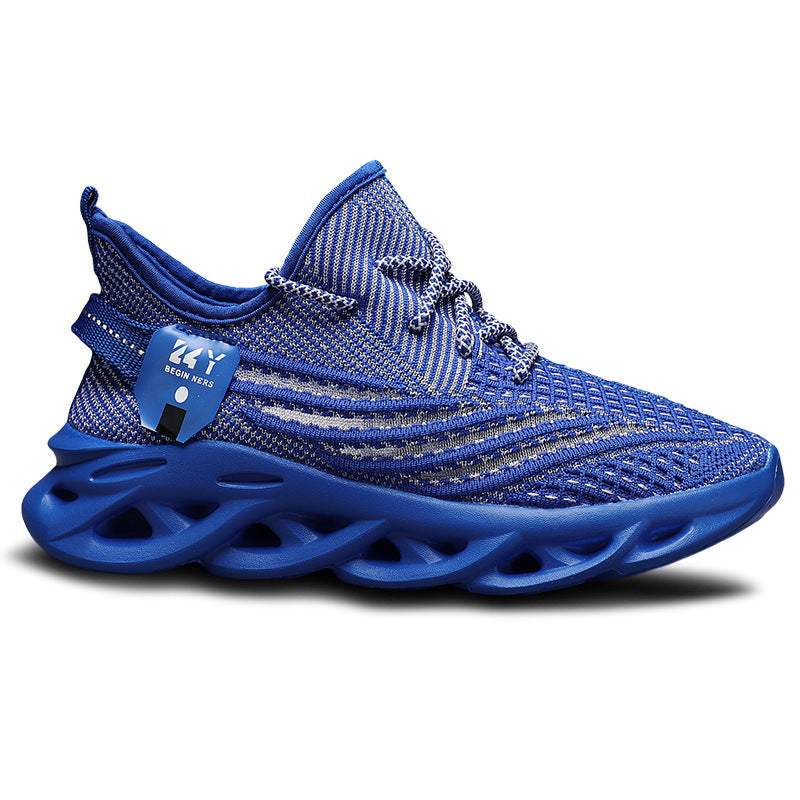 Unisex Flyknit Breathable Casual Sneakers – Lightweight Mesh Running Shoes