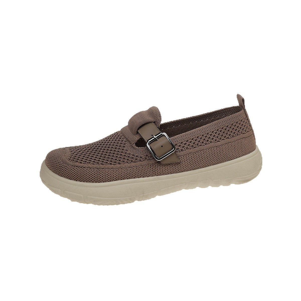 Women’s Breathable Slip-On Sneakers – Comfortable Soft Sole Walking Shoes