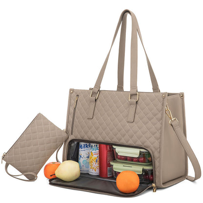 Women’s Insulated Tote Bag – Fashion Lunch Bag & Laptop Handbag