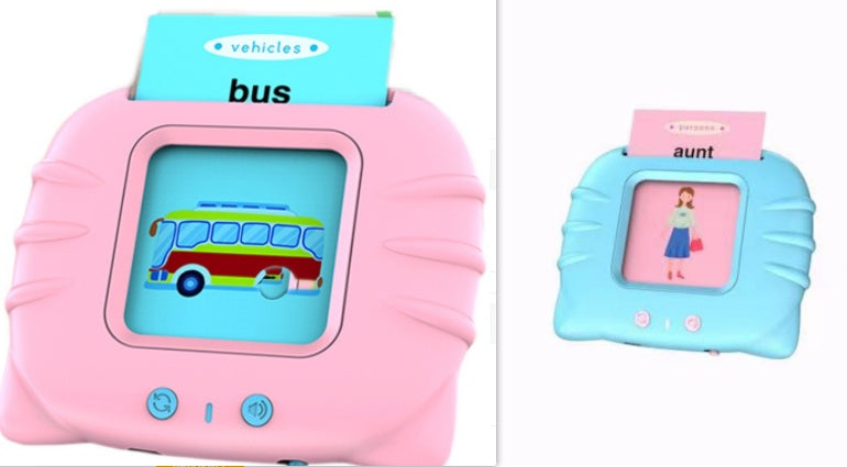 Kids Early Education English Learning Machine – Interactive Flash Card Device