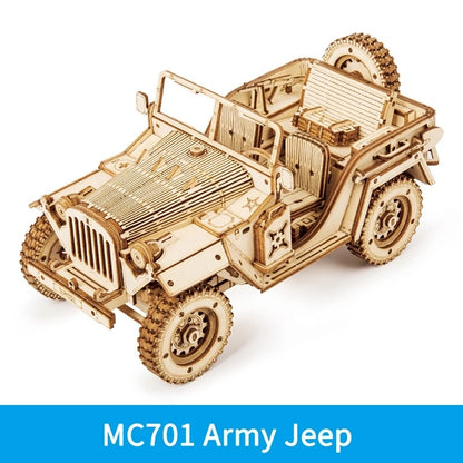 Robotime 3D Wooden Puzzle Steam Train – DIY Mechanical Prime Express Model Toy