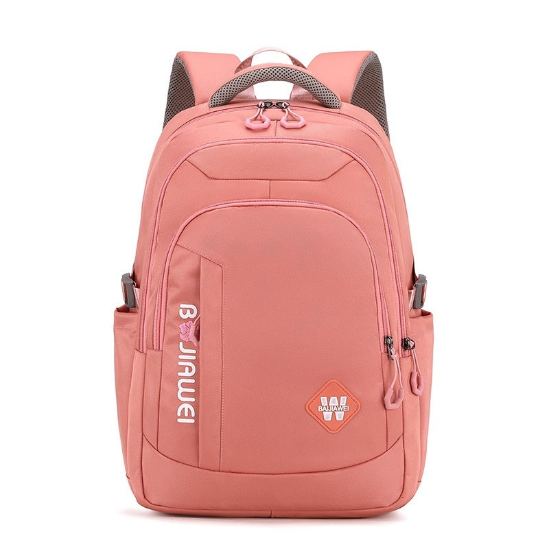 Large Capacity Waterproof Backpack – School, College & Travel Bag for Girls
