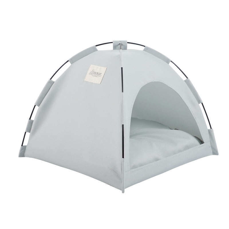 Cat Tent Bed & Dog House – Portable Indoor Pet Nest with Cushion