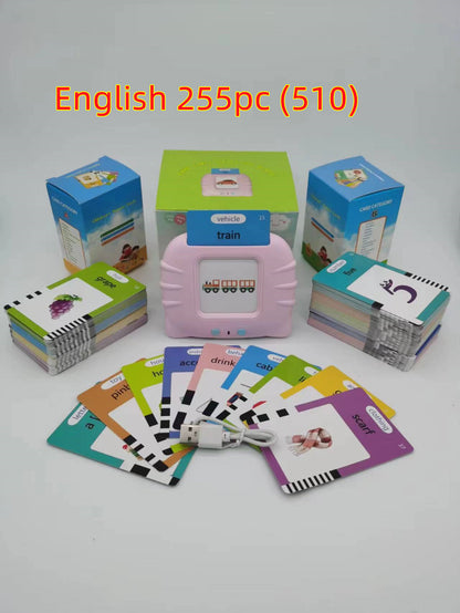 Kids Early Education English Learning Machine – Interactive Flash Card Device