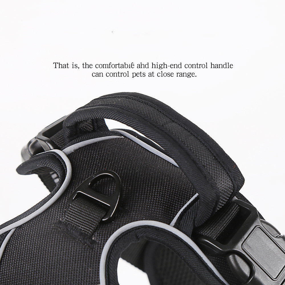 No-Pull Reflective Dog Harness – Breathable Adjustable Pet Vest