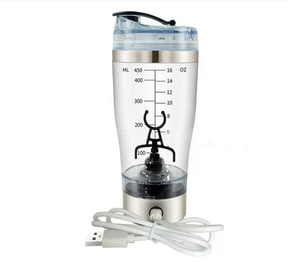 USB Electric Shaker Cup – Rechargeable Protein Shake & Coffee Mixer Bottle