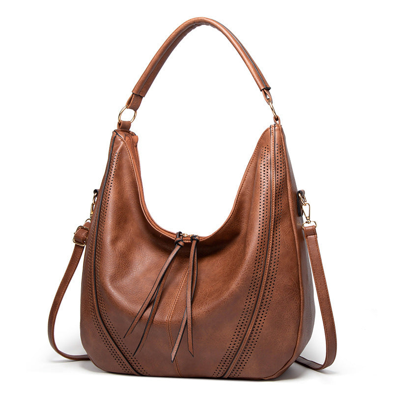 Women’s Casual Tassel Shoulder Bag – Large Capacity Everyday Tote