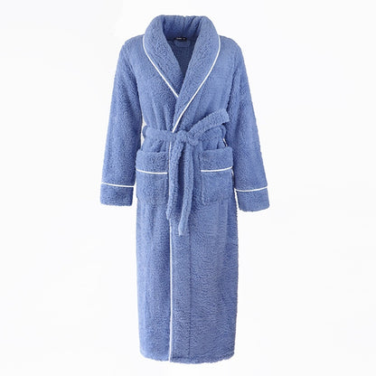 Women’s Plus Size Plush Bathrobe – Warm Winter Lounge Wear