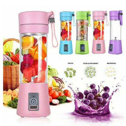 Portable USB Blender – Rechargeable Mini Juicer for Smoothies, Shakes & Fruit Juices