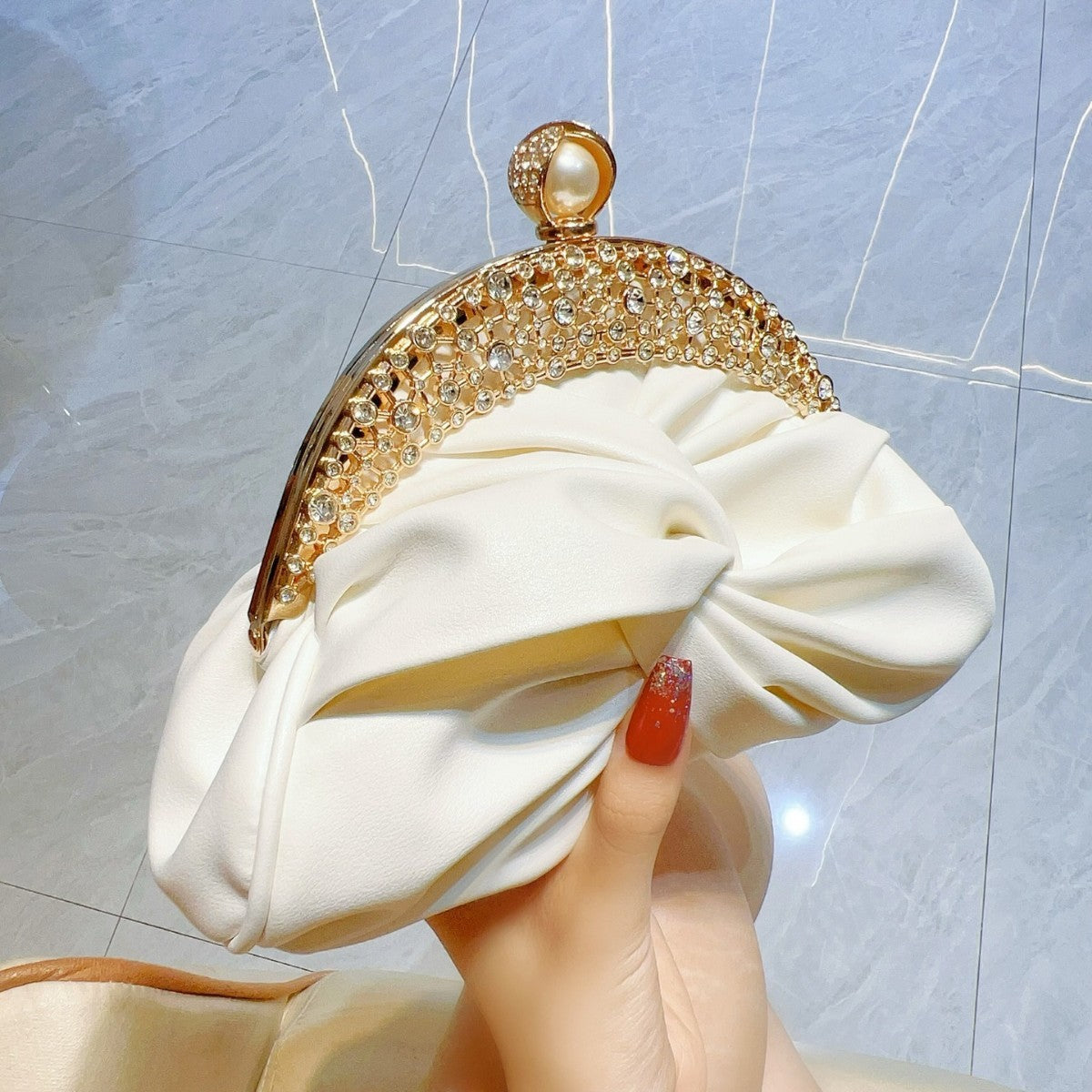 Luxury Diamond-Studded Clutch Mini – Evening & Party Wear Bag