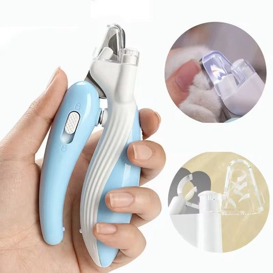 Pet Nail Clippers with LED Light – Dog & Cat Grooming Nail Trimmer